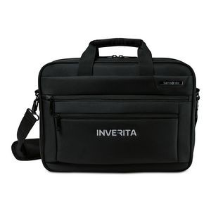 Samsonite Classic Business Perfect Fit Two Gusset Laptop Portfolio - Black