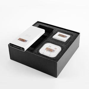 10,000 mAh Wireless Charging Power Bank, with Fast Charging Wall Adapter Gift Set