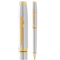 Coventry Chrome with Gold Tone Appointments Ballpoint Pen
