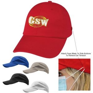 Washed Cotton Mask Cap