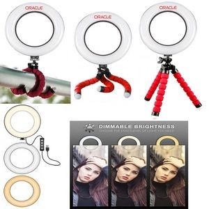 Promotek iBank® 6" Ring Light with Tripod Stand (Red)