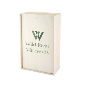 Twine Living® 2-Bottle Paulownia Wood Wine Box