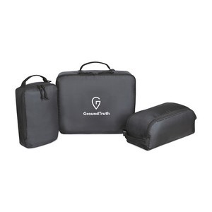 Renew rPET 3 Piece Packing Cube Set - Black