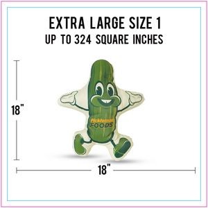 X-Large Size 1 Full Color Life-Like Pillow (Up to 324 square inches)