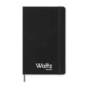 Moleskine® Hard Cover Large 18 Month Daily 2024-2025 Planner - Black