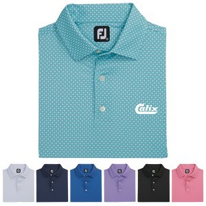 Foot Joy Dot Geo Print Lisle Shirt