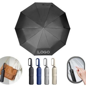 High-End Automatic Folding Umbrella For Both Sunny/ Rainy Days