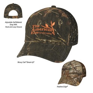 Realtree® And Mossy Oak® Hunter's Retreat Mesh Back Camouflage Cap