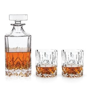 Viski® Admiral™ 3-Piece Decanter & Tumbler Set