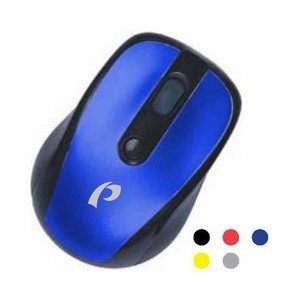 Optical Mouse w/ USB Receiver & Black Trim Wireless