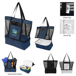 Marley Rpet Mesh Tote Bag With Cooler