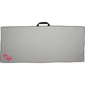 17" X 40" Waffle Caddy Golf Towel with Black Loop