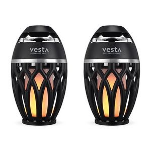 iLive™ Tiki & Bluetooth Speakers with LED Flame - Black