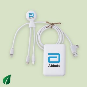 EcoPack: Sustainably Made Charger And Cable Set