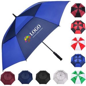 Automatic Open Windproof Golf Umbrella With Double Canopy
