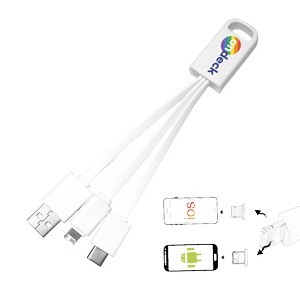 Lehmann 3-in-1 Charging Cables with 3 Tips