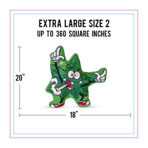 X-Large Size 2 Full Color Life-Like Pillow (Up to 360 square inches)