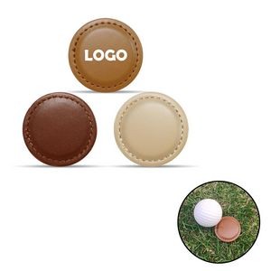 Leather Magnetic Golf Ball Position Marker