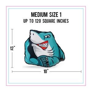 Medium Size 1 Full Color Life-Like Pillow (Up to 120 square inches)