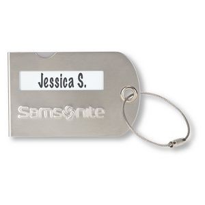 Samsonite Luggage Tag - Silver