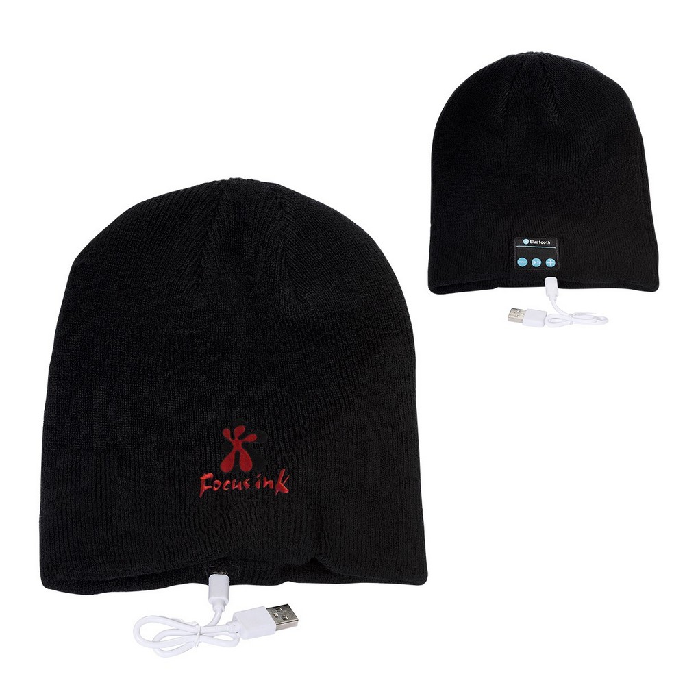 Custom Embroidered Bluetooth Knit Beanie