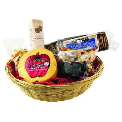 Cheese & Cracker Gift Basket from geek tech branding
