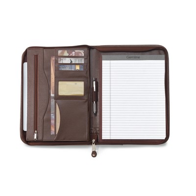 Deluxe Executive Vintage Leather Padfolio from geek tech branding