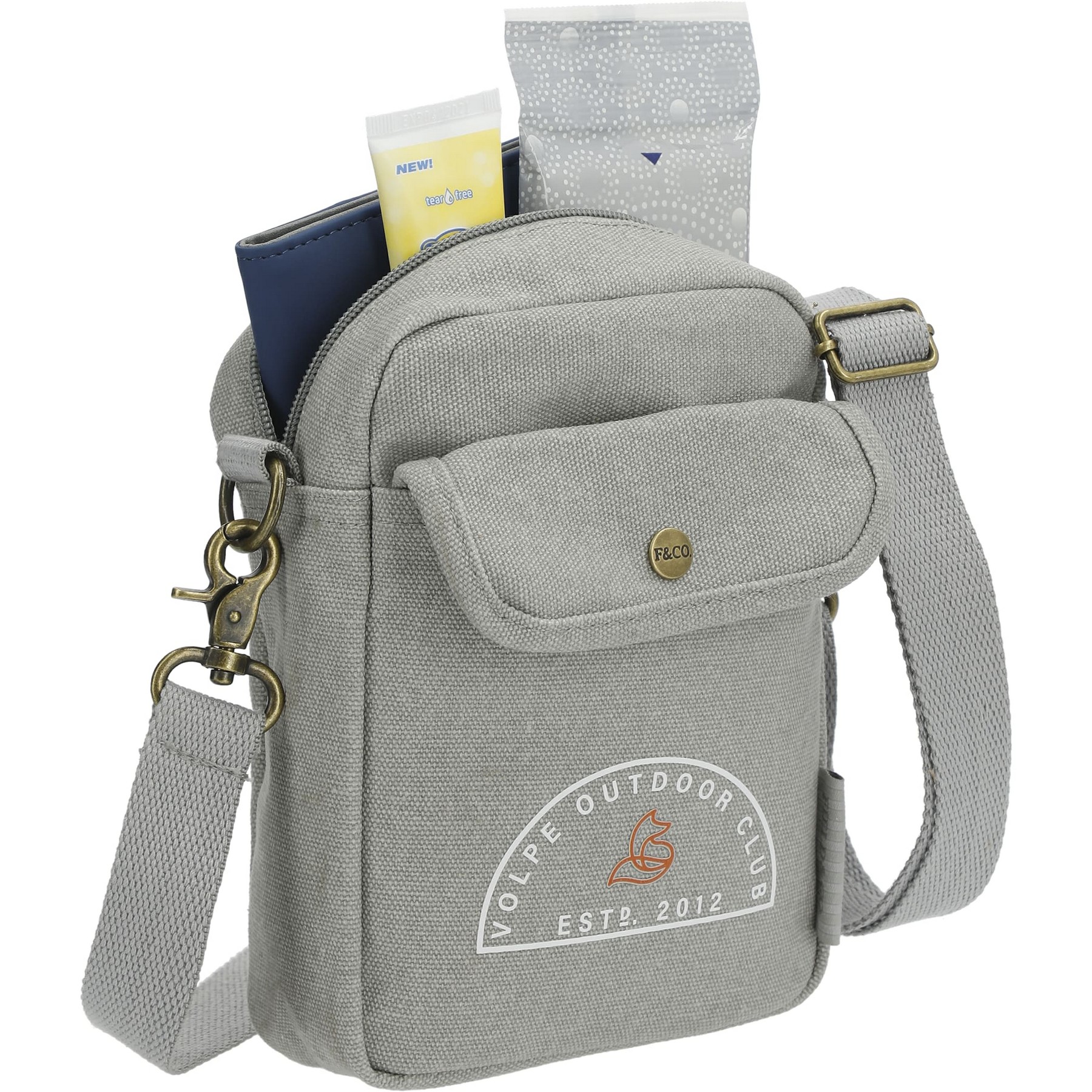 Field & Co® Campus Cotton Crossbody Tote from geek tech branding