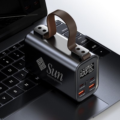 Galaxy PD100 - 27,000 Mah Laptop Power Bank & LED Light from geek tech branding