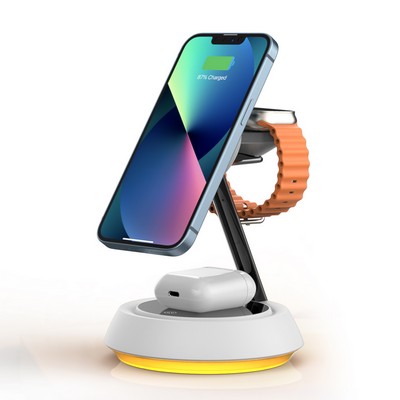 PHOENIX QI - 3 in 1 Desktop Charger from geek tech branding